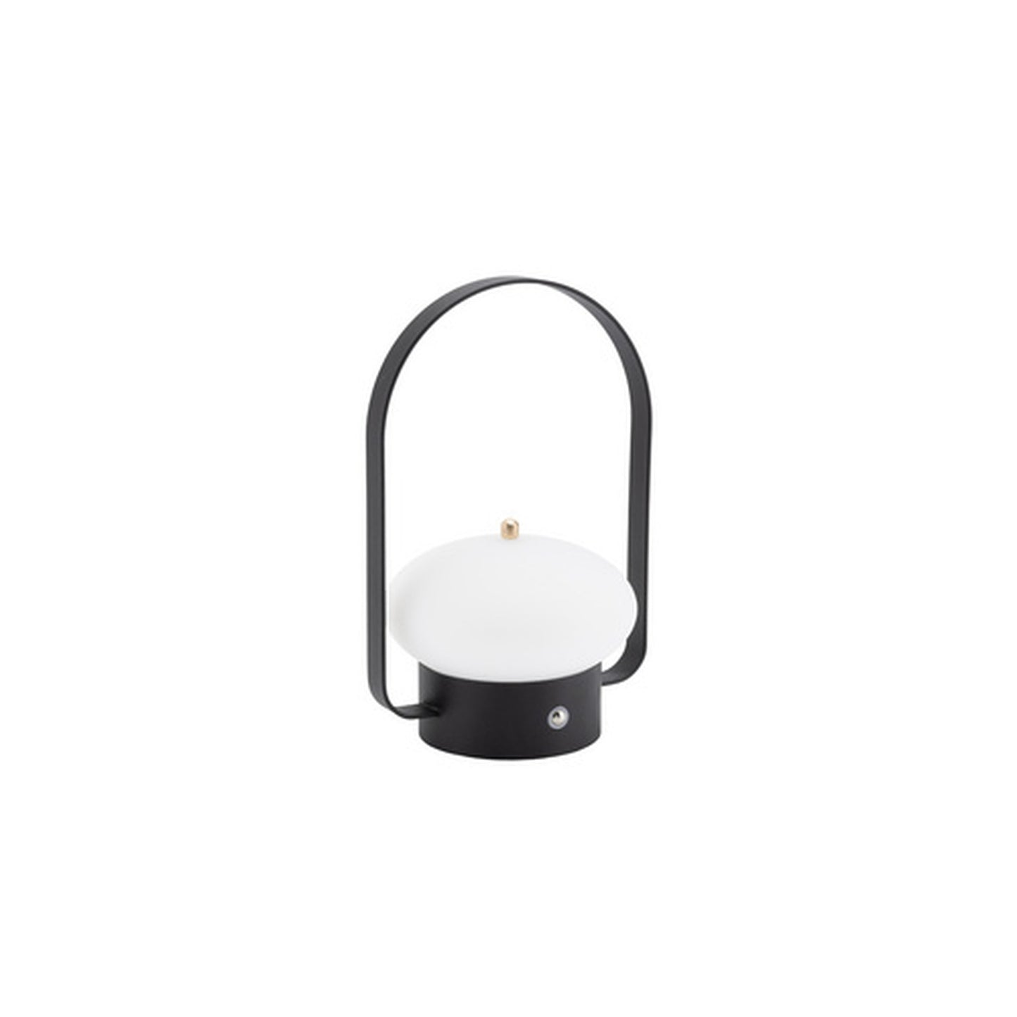 Securit Lampe de table à LED rechargeable BARCELONA, noir