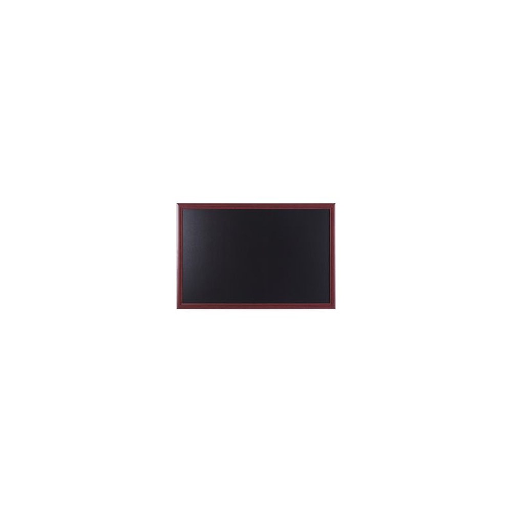 Bi-Office Tableau noir, cadre aspect cerisier, 900 x 600 mm