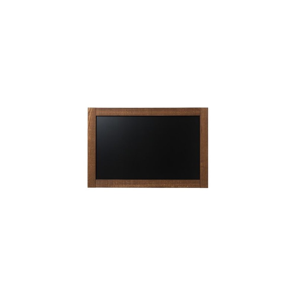 Bi-Office Tableau noir, rustique, 1.200 x 900 mm, marron