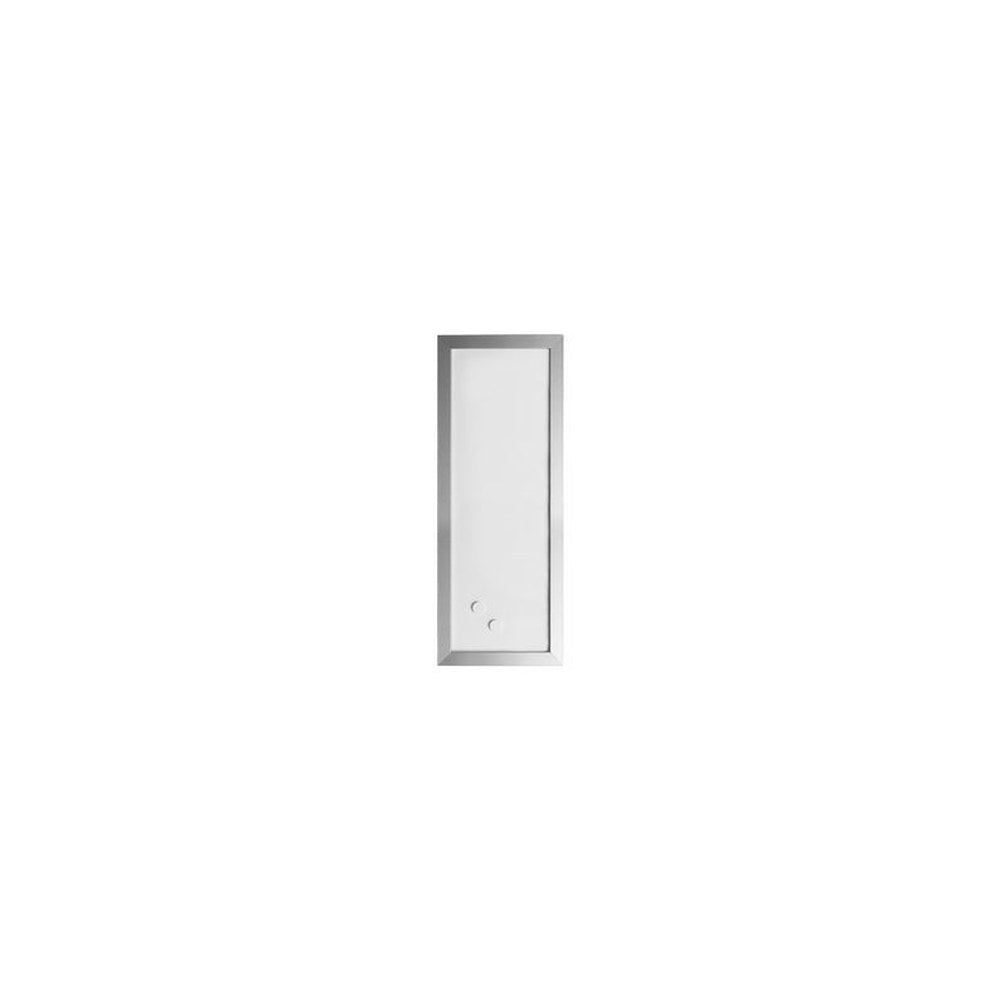 Bi-Office Tableau blanc design, 600 x 200 mm, argent
