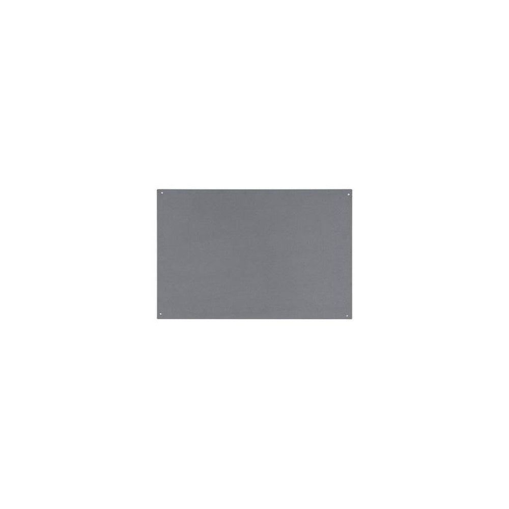 Bi-Office Tableau en feutre sans cadre, 1.200 x 900 mm, gris