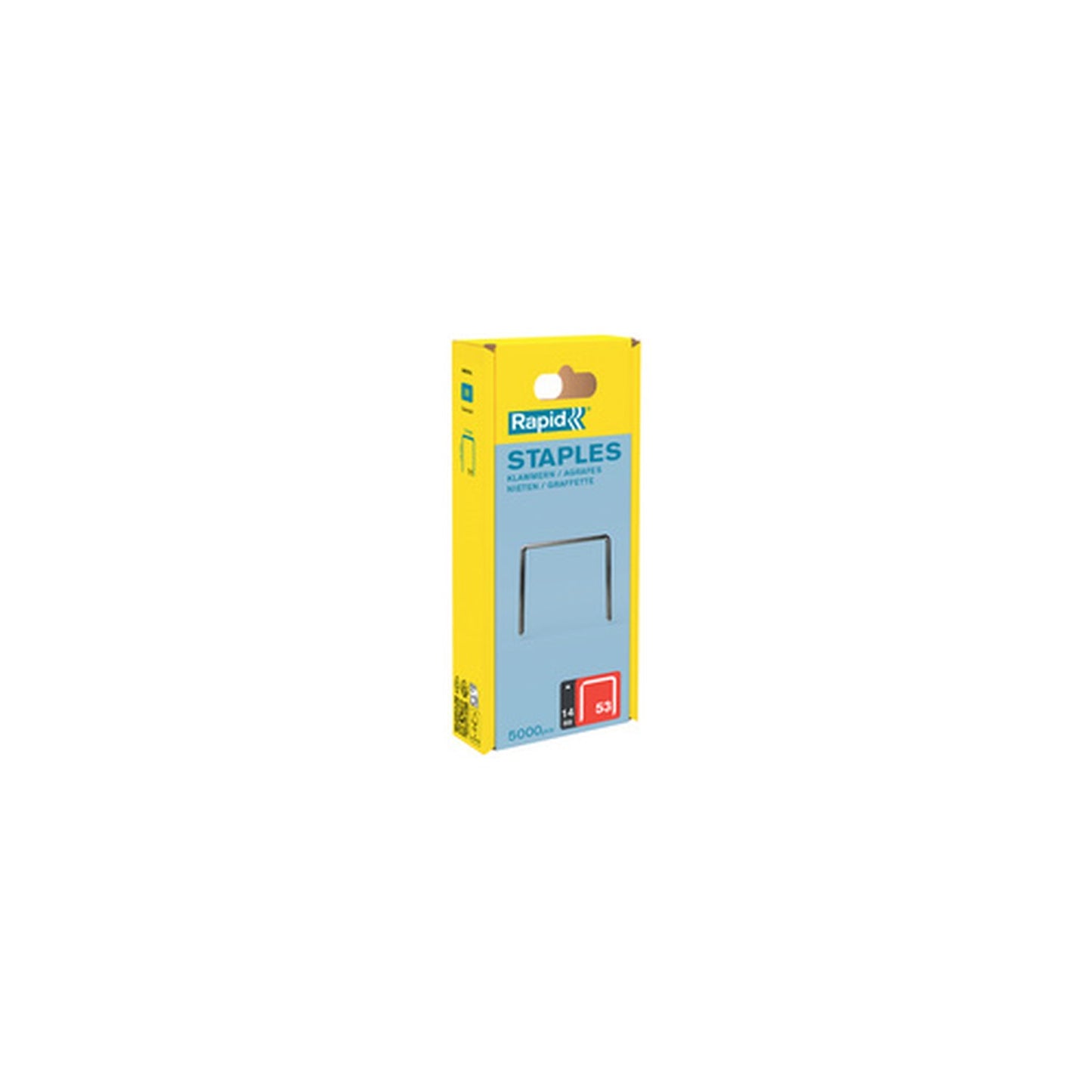Rapid Agrafe fil fin no. 53, 14 mm, grand paquet