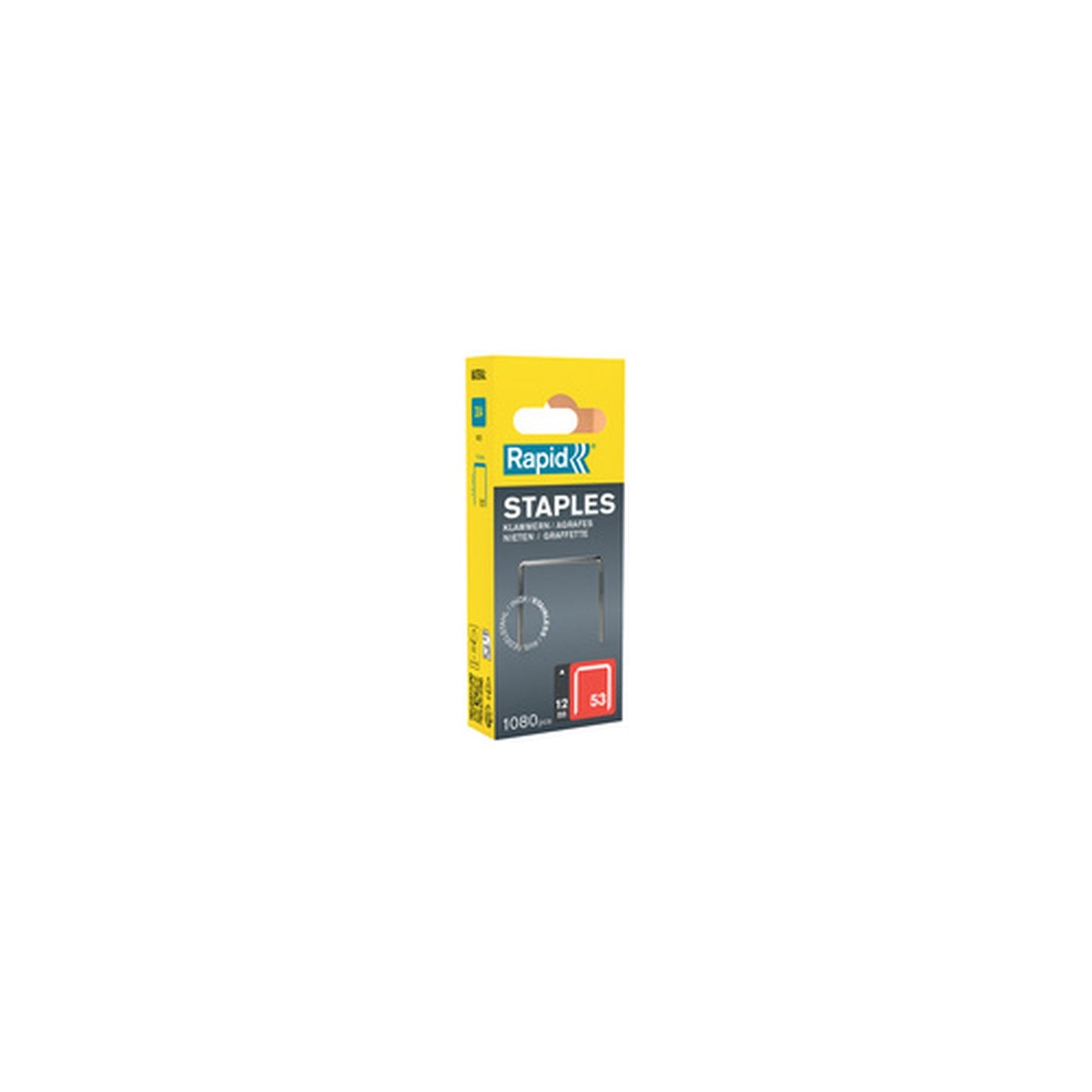 Rapid Agrafe fil fin no. 53, 12 mm, petit paquet