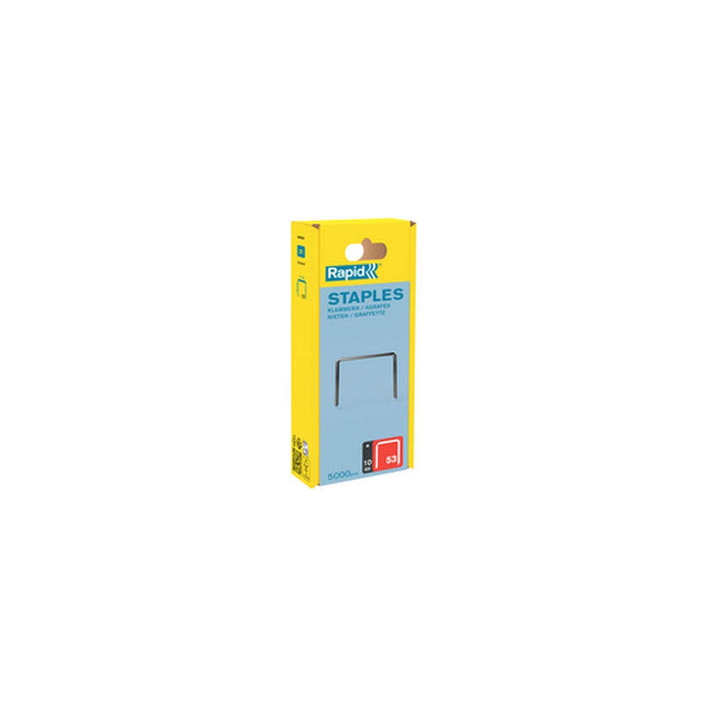 Rapid Agrafe fil fin no. 53, 10 mm, grand paquet