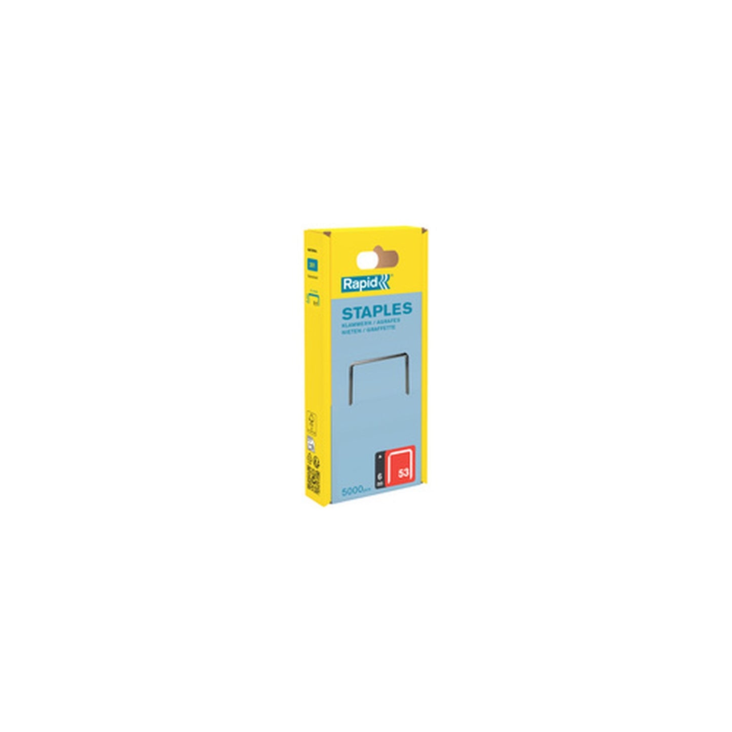 Rapid Agrafe fil fin no. 53, 6 mm, grand paquet
