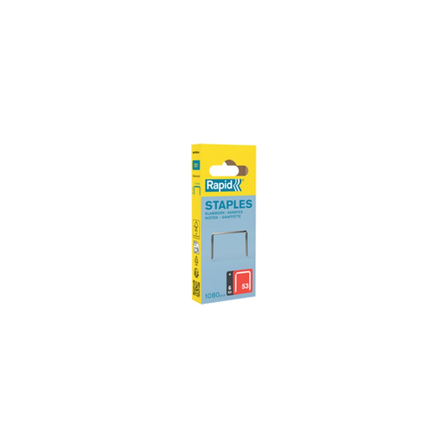 Rapid Agrafe fil fin no. 53, 6 mm, petit paquet
