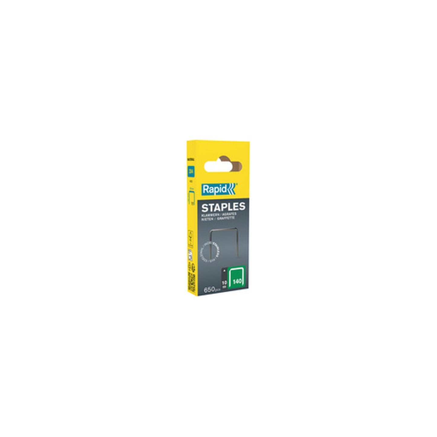 Rapid Agrafe fil plat no. 140, 10 mm, petit paquet