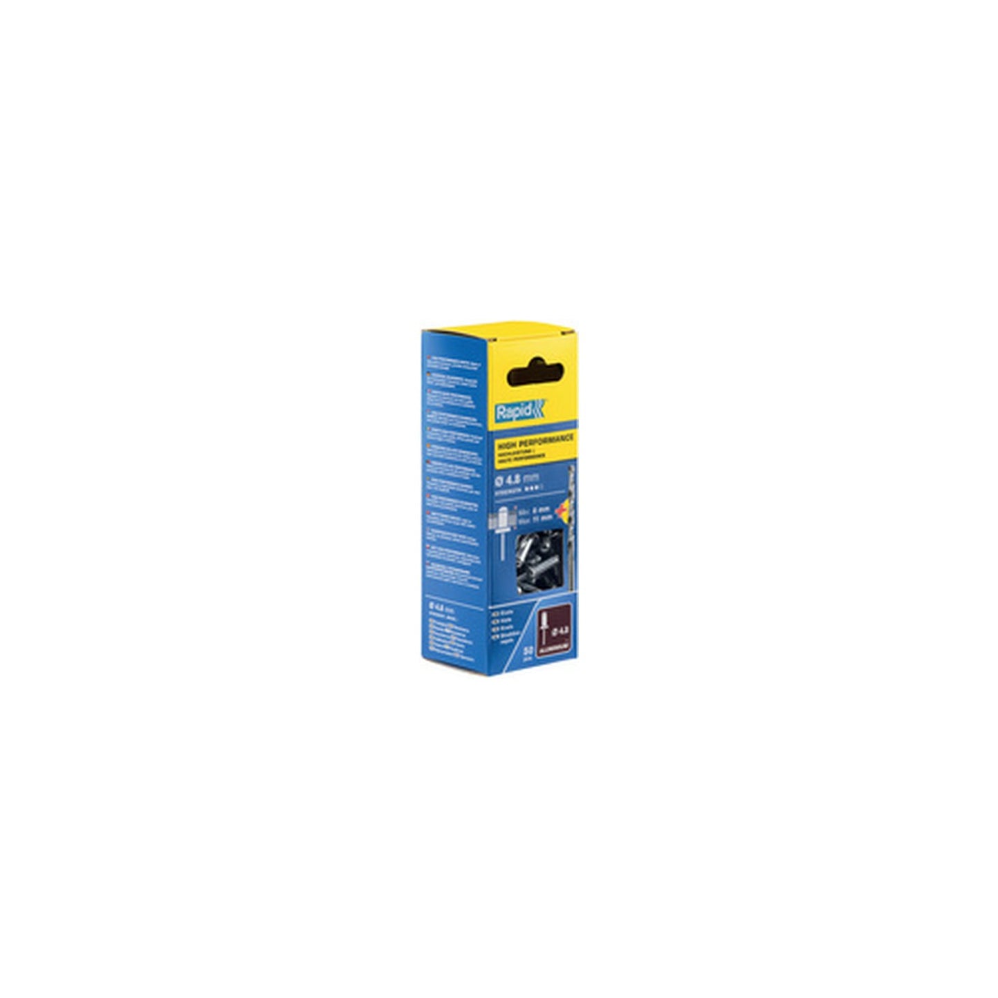Rapid Rivet aveugle universel, 4,0 x 14 mm, en aluminium