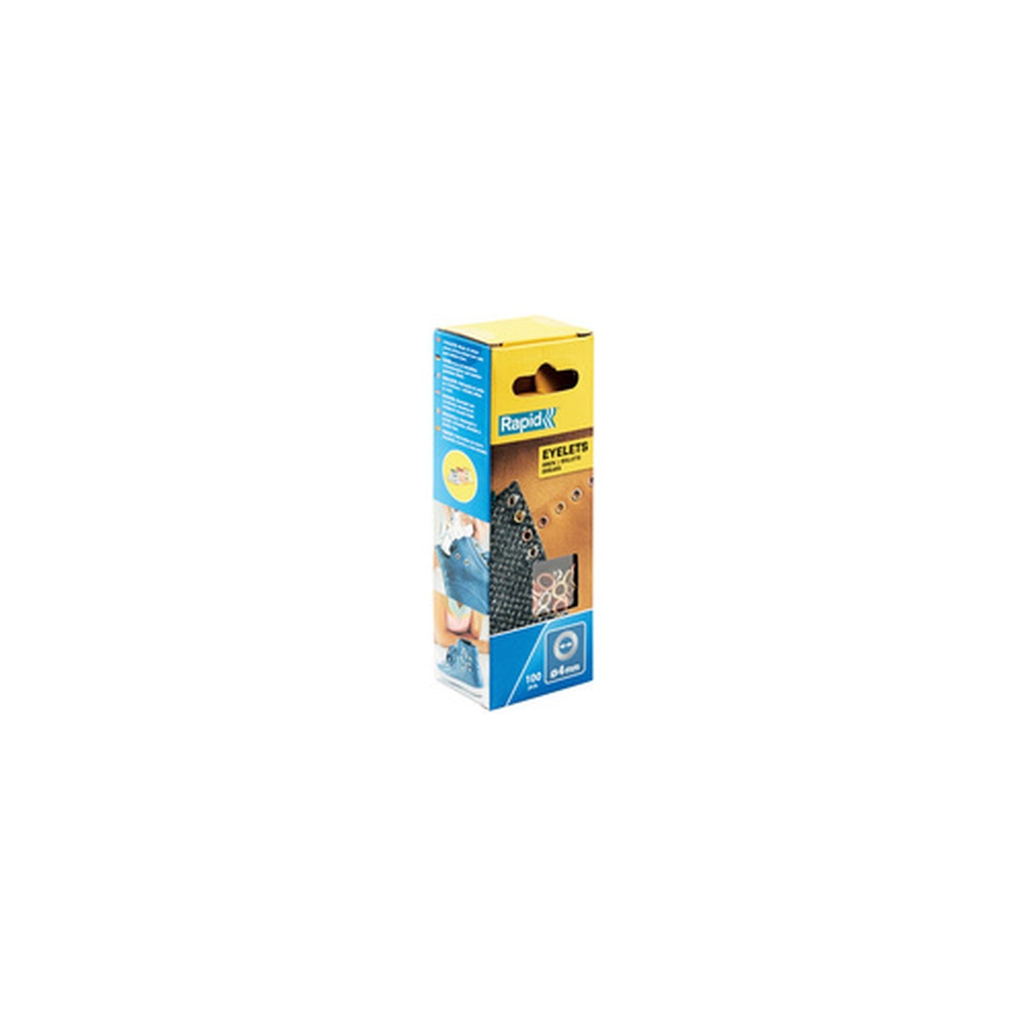 Rapid Oeillet, diamètre: 4 mm, dans un carton, assorti