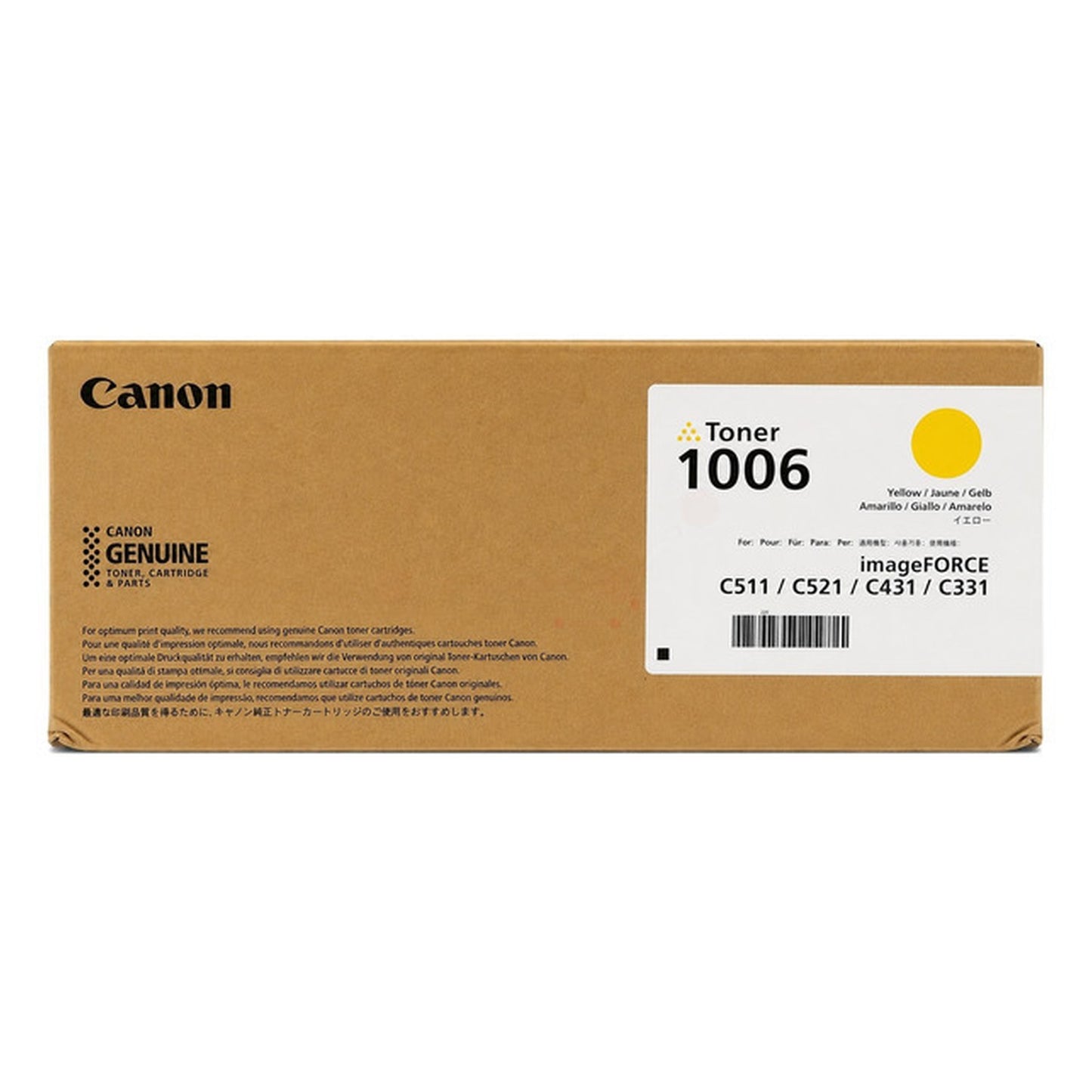 Toner d'origine Canon 7049C001 / C-EXV 1006 Y - jaune