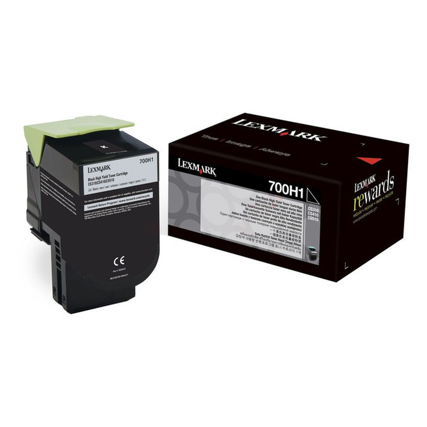 Toner d'origine Lexmark 70C0H10 / 700H1 - noir