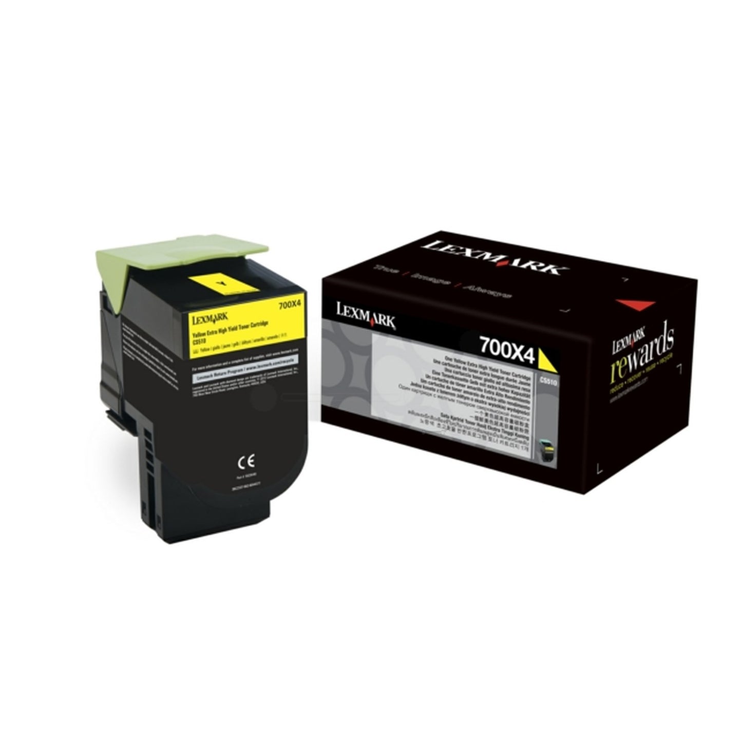 Toner d'origine Lexmark 70C0X10 / 700X1 - noir