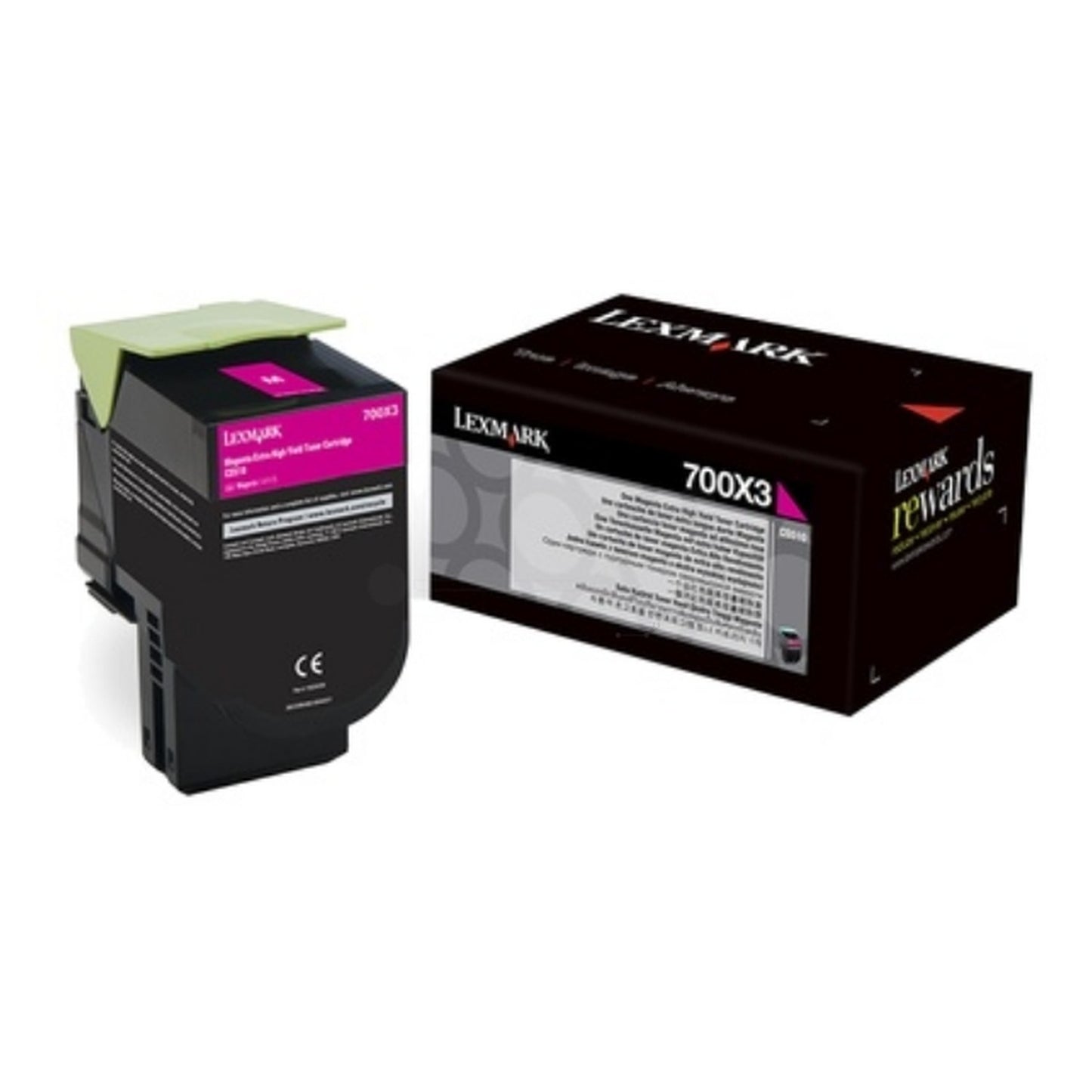 Toner d'origine Lexmark 70C0X30 / 700X3 - magenta