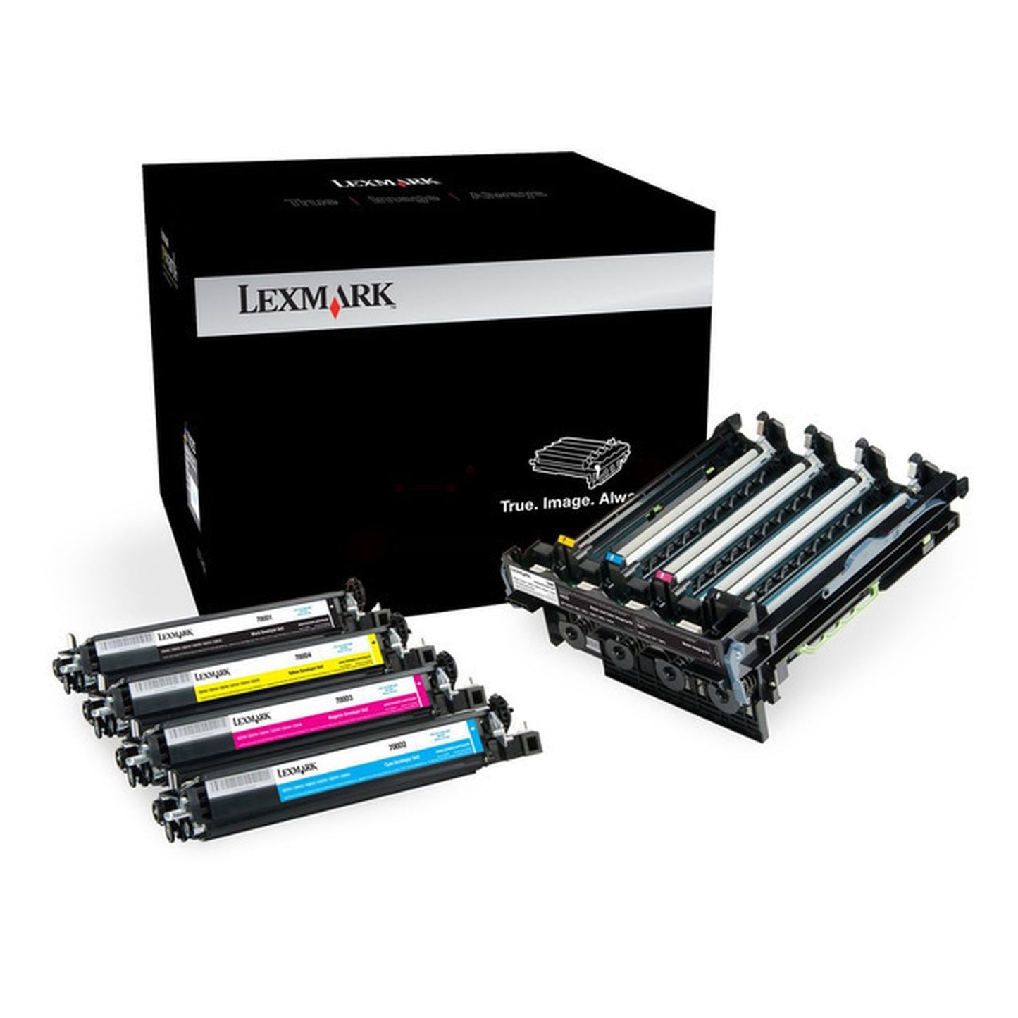 Tambour d'origine Lexmark 70C0Z50 / 700Z5 - noir, multicouleur