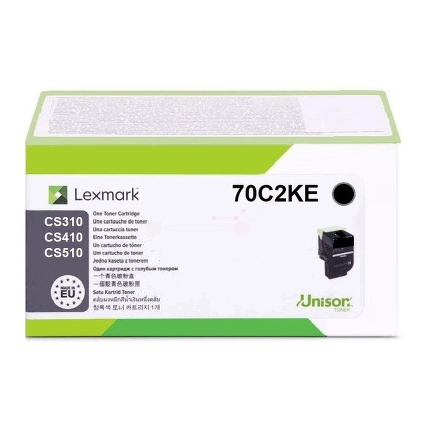 Toner d'origine Lexmark 70C20KE / 702K - noir