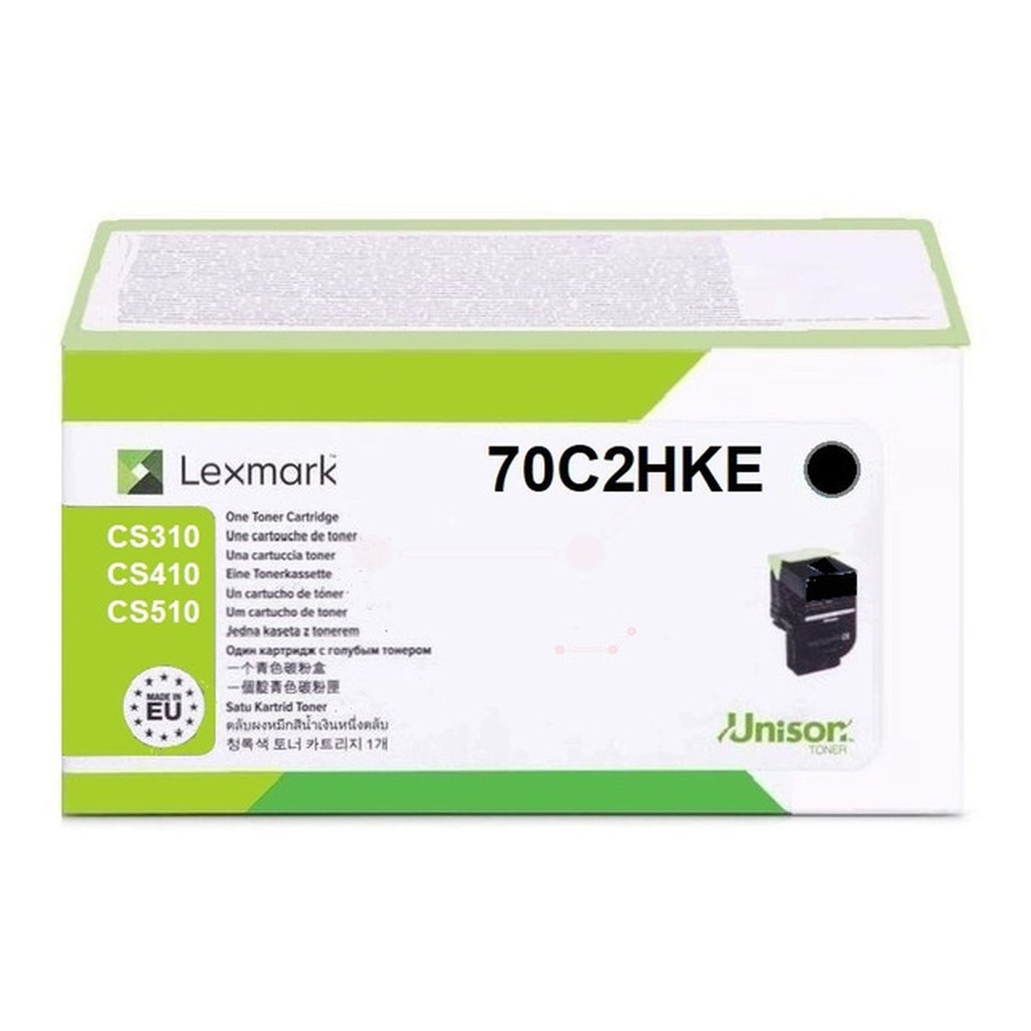 Toner d'origine Lexmark 70C2HKE / 702HK - noir