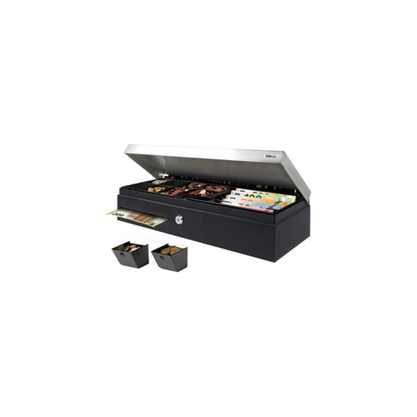 Safescan Coupelle à pièces 4617CC, pesable, set de 8 pièces