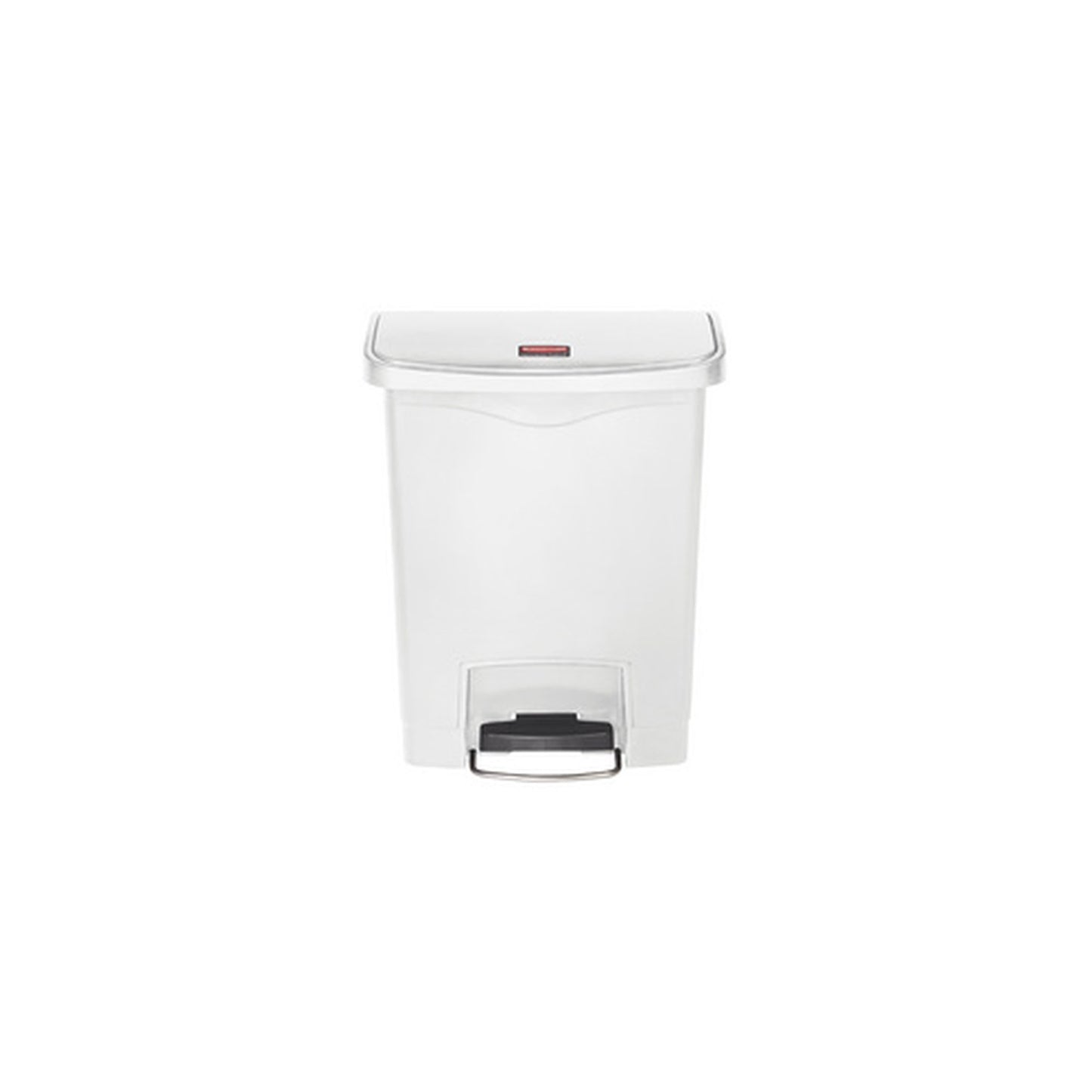 Rubbermaid Collecteur à pédale Slim Jim, 30 litres, blanc