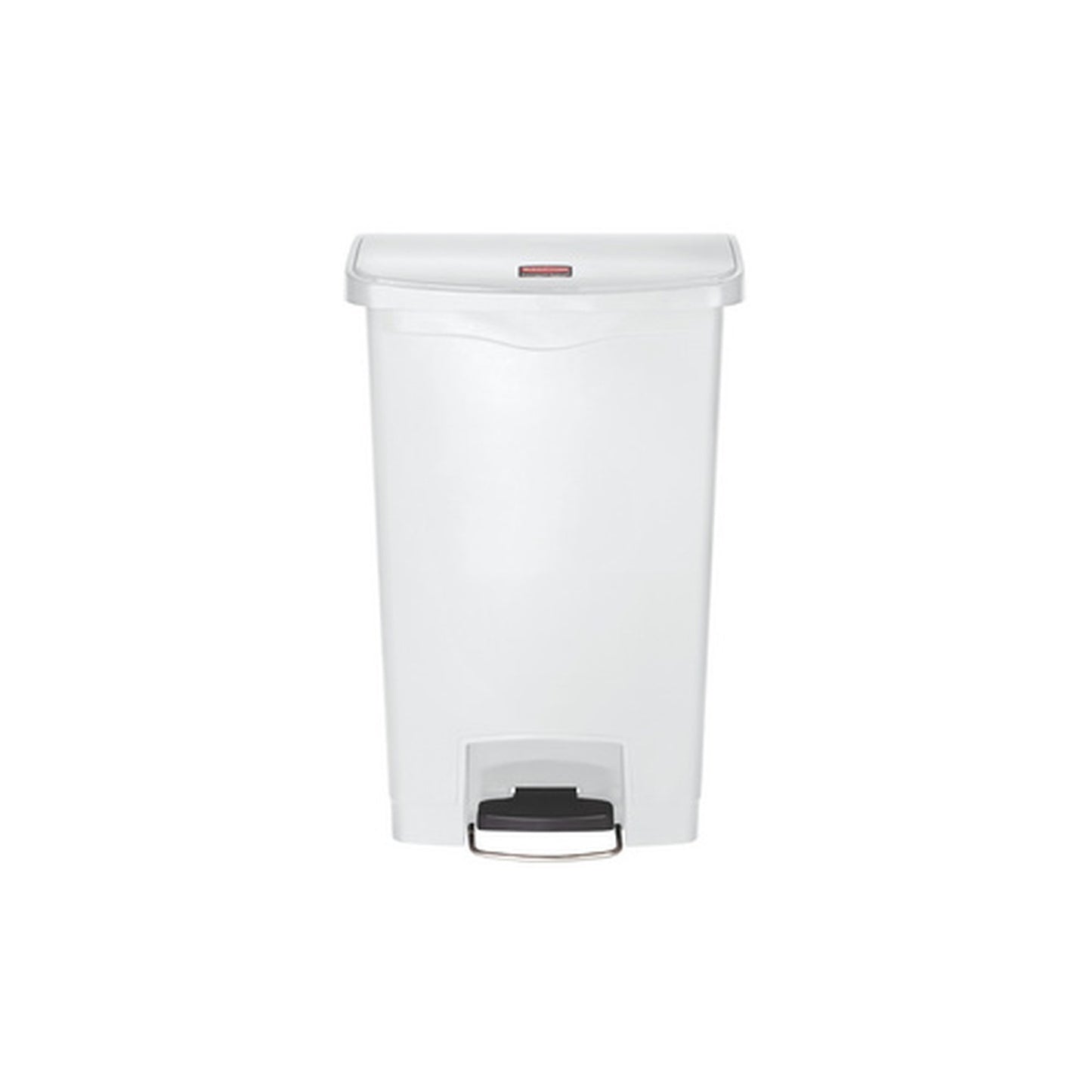 Rubbermaid Collecteur à pédale Slim Jim, 50 litres, blanc
