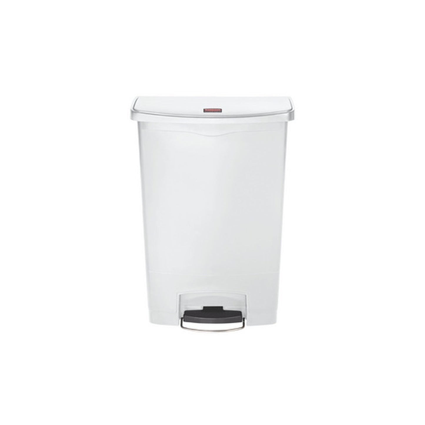 Rubbermaid Collecteur à pédale Slim Jim, 90 litres, blanc