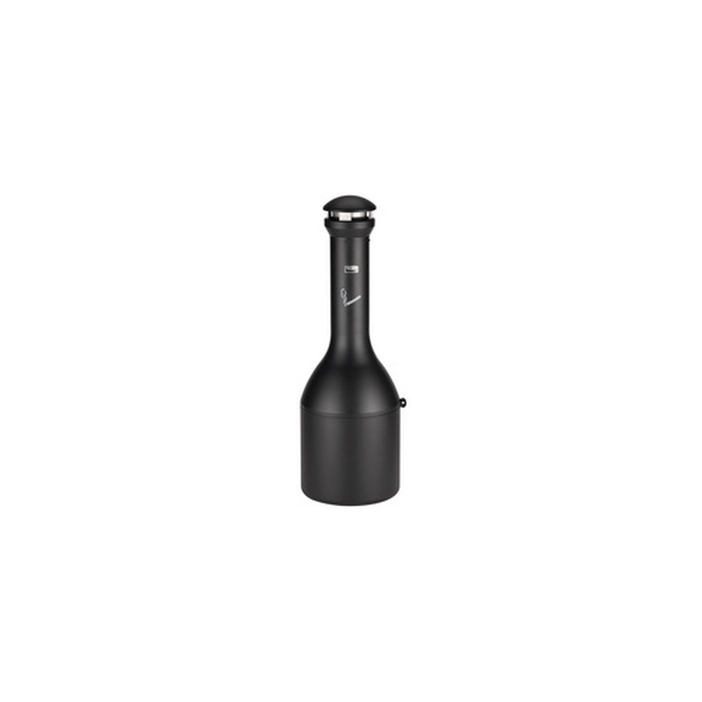 Rubbermaid Cendrier sur pied Infinity Genie, rond, noir