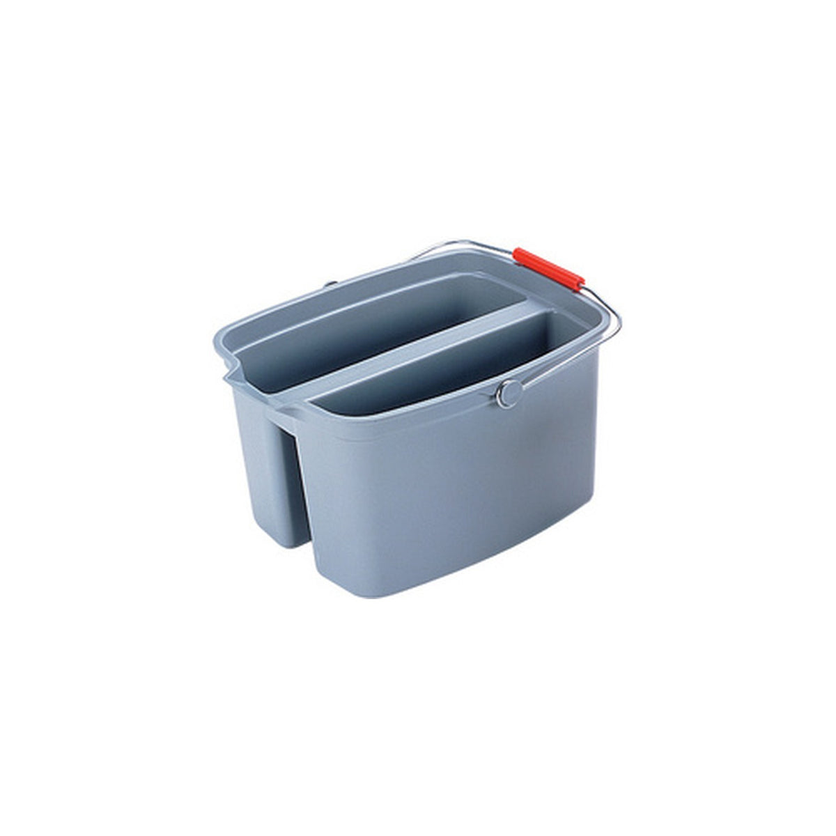 Rubbermaid Seau double, 18 litres, PP, gris