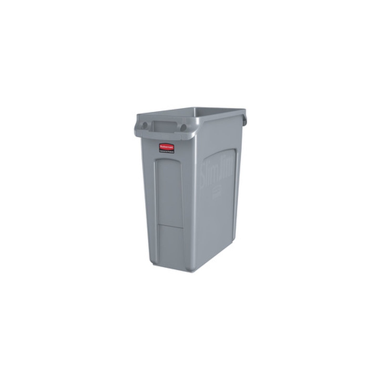 Rubbermaid Collecteur de déchets Slim Jim, 60 litres, gris