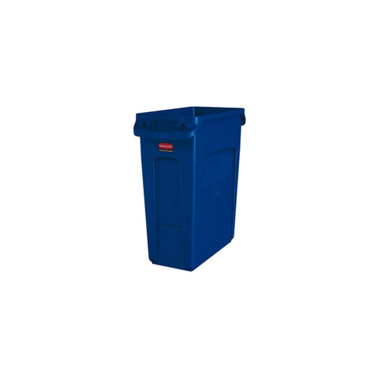 Rubbermaid Collecteur de déchets Slim Jim, 60 litres, bleu