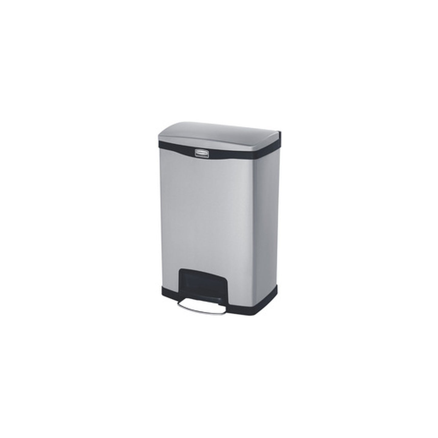 Rubbermaid Collecteur à pédale Slim Jim, en métal, 50 litres
