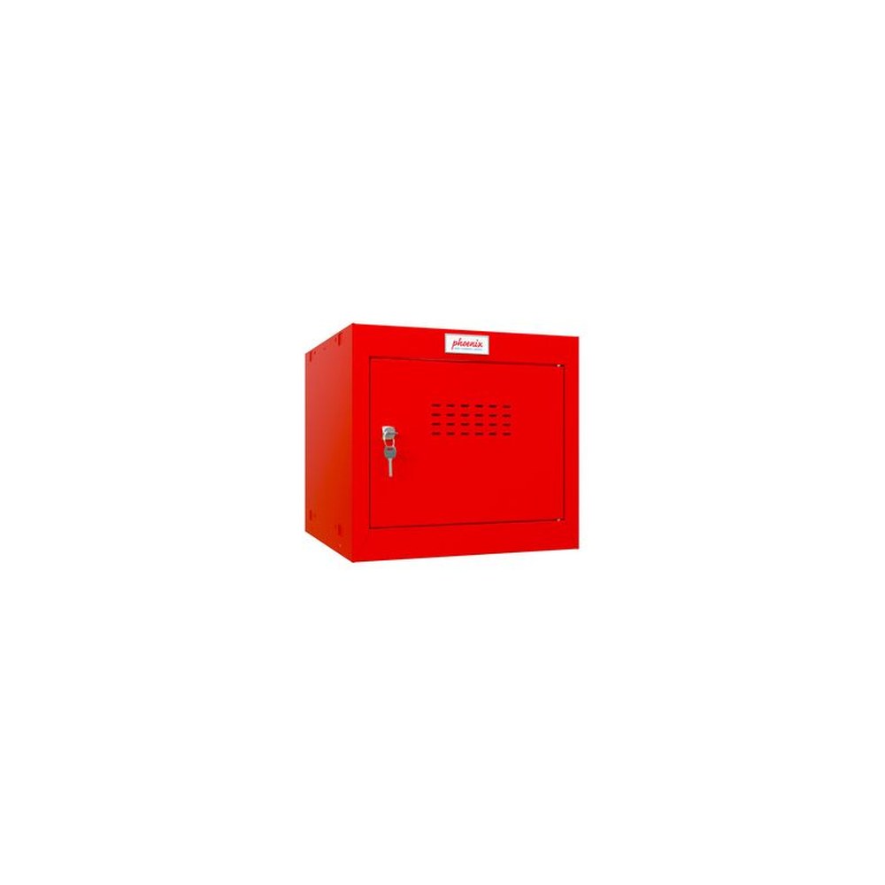 phoenix Casier cubique CL0344, serrure à clé, rouge