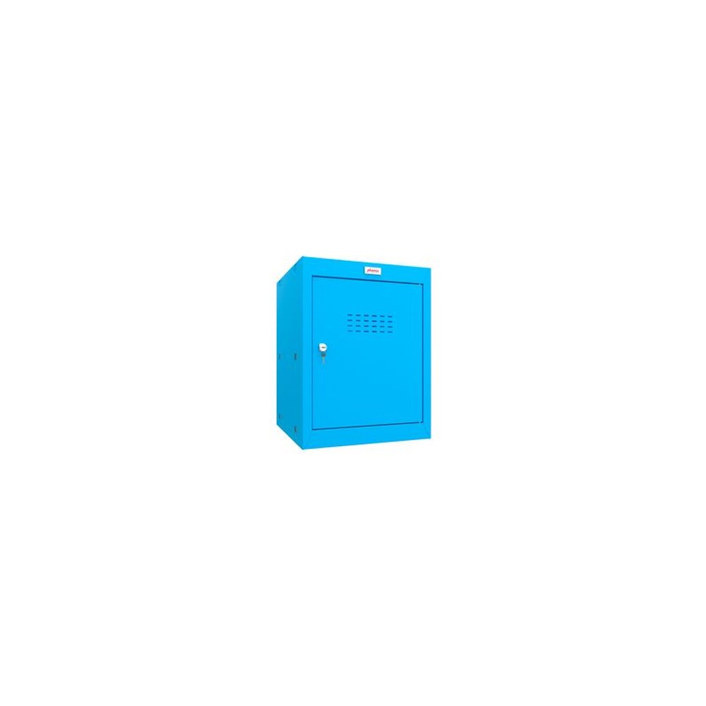 phoenix Casier cubique CL0544, serrure à clé, bleu