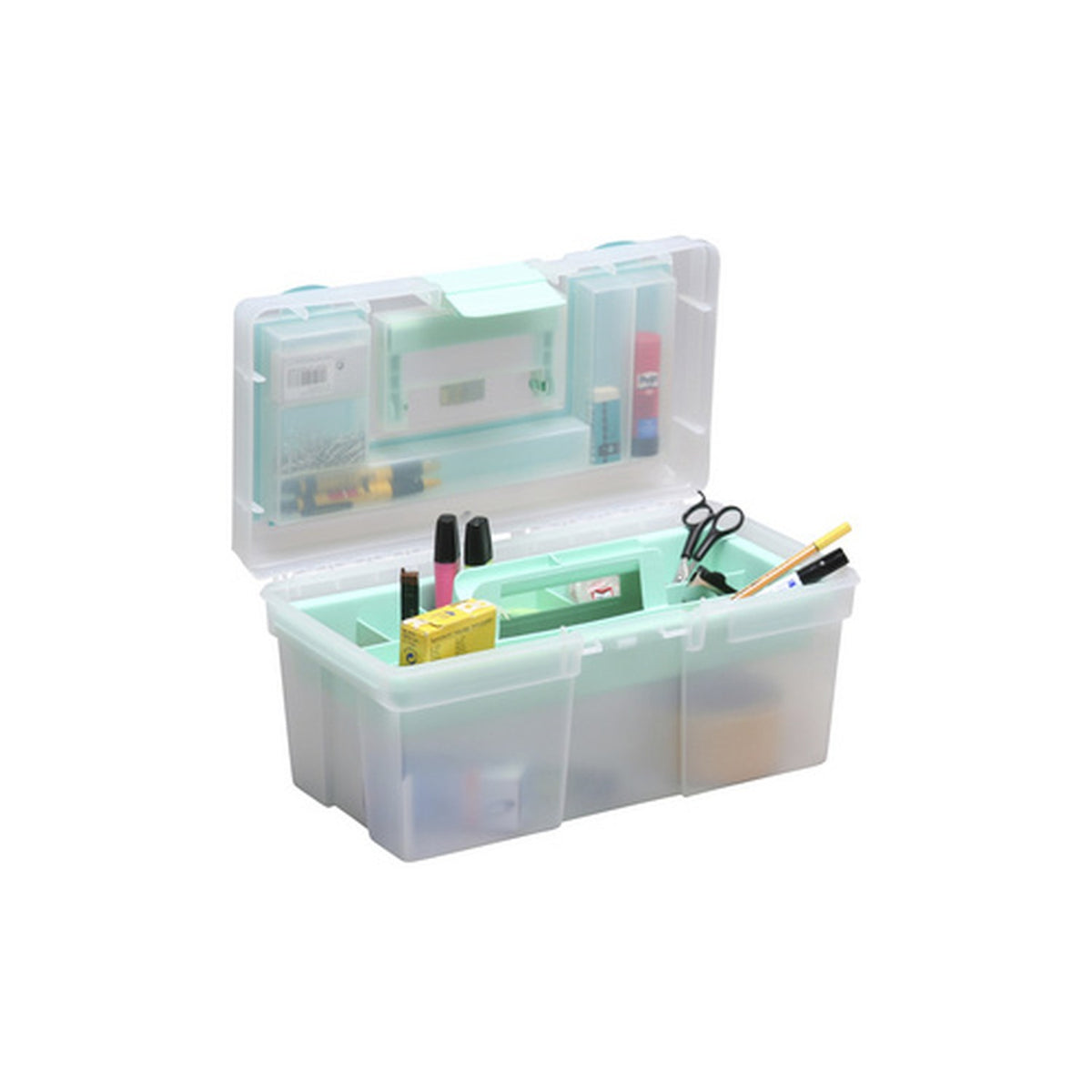 allit Boîte de rangement McPlus Clear 16, PP, vert