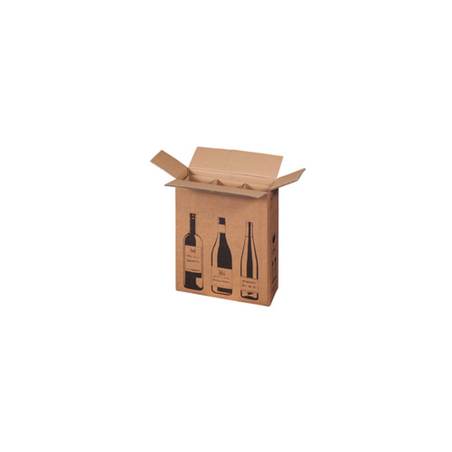smartboxpro Cartons d'expédition pour 3 bouteilles x10