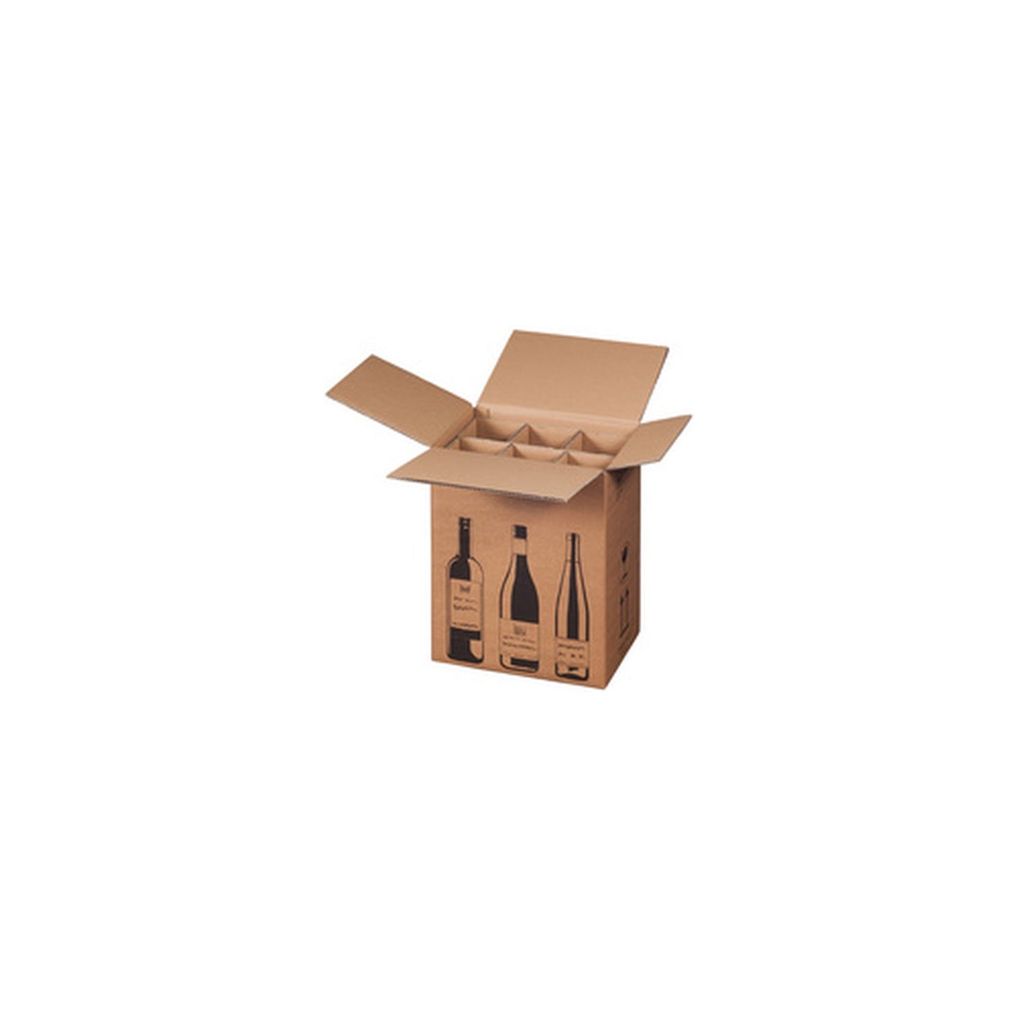 smartboxpro Cartons d'expédition pour 6 bouteilles x5