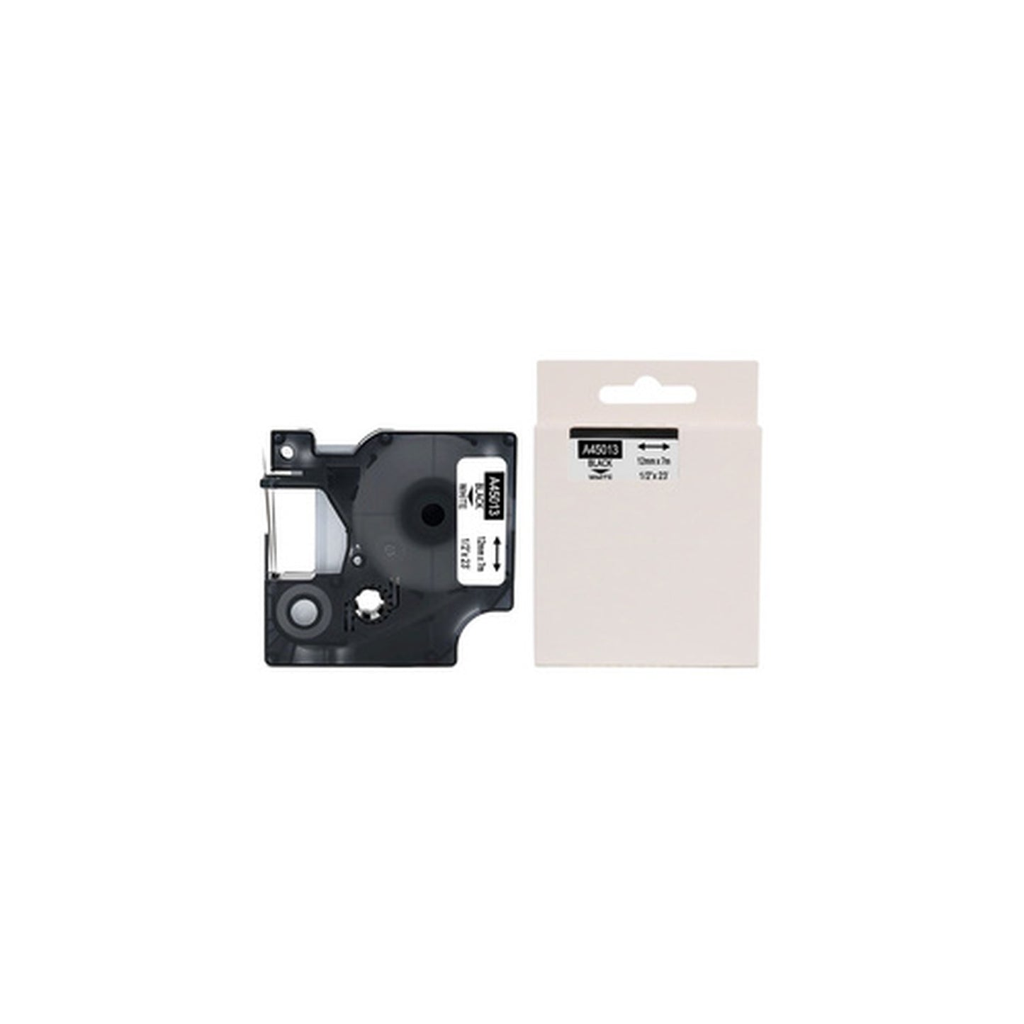 rillstab Cassette à ruban, noir/blanc, 19 mm x 7 m