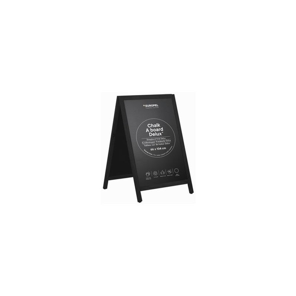 EUROPEL Panneau trottoir DELUXE, 660 x 1.040 mm, noir
