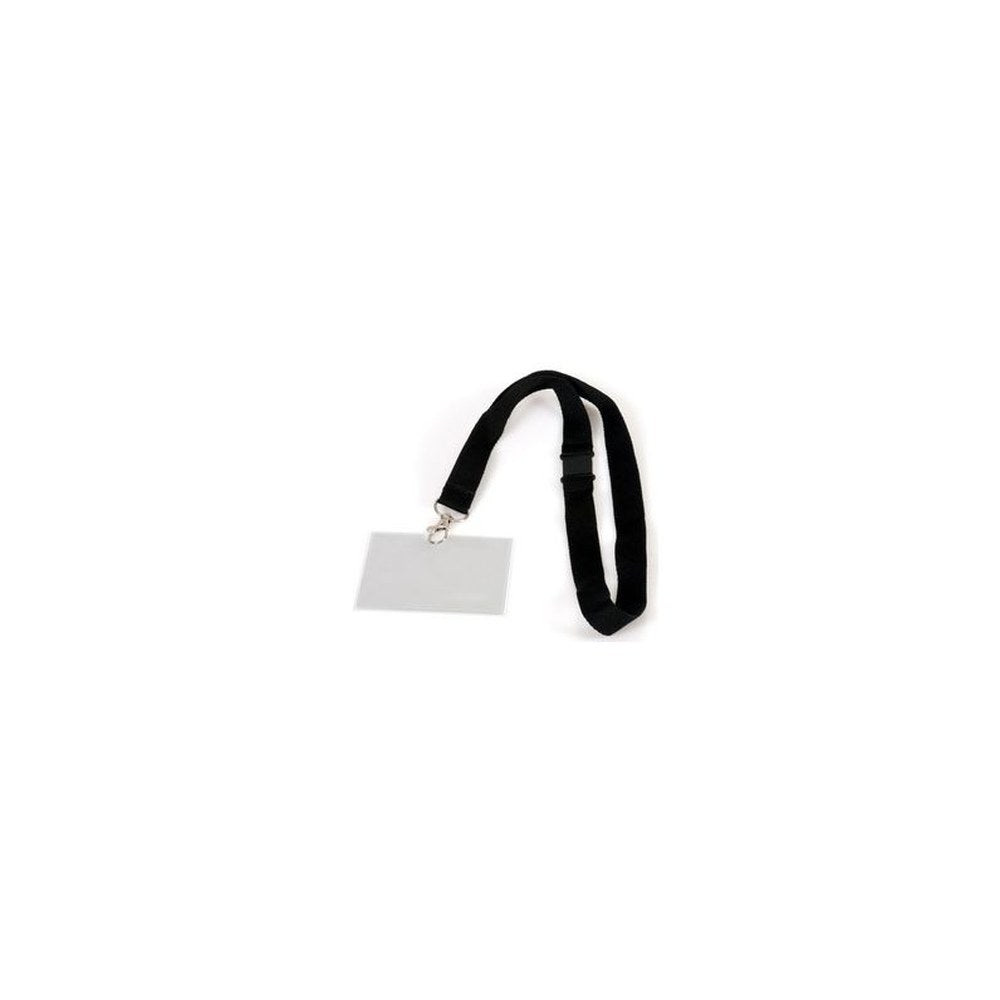 EUROPEL Porte-nom avec cordon textile, 90 x 60 mm