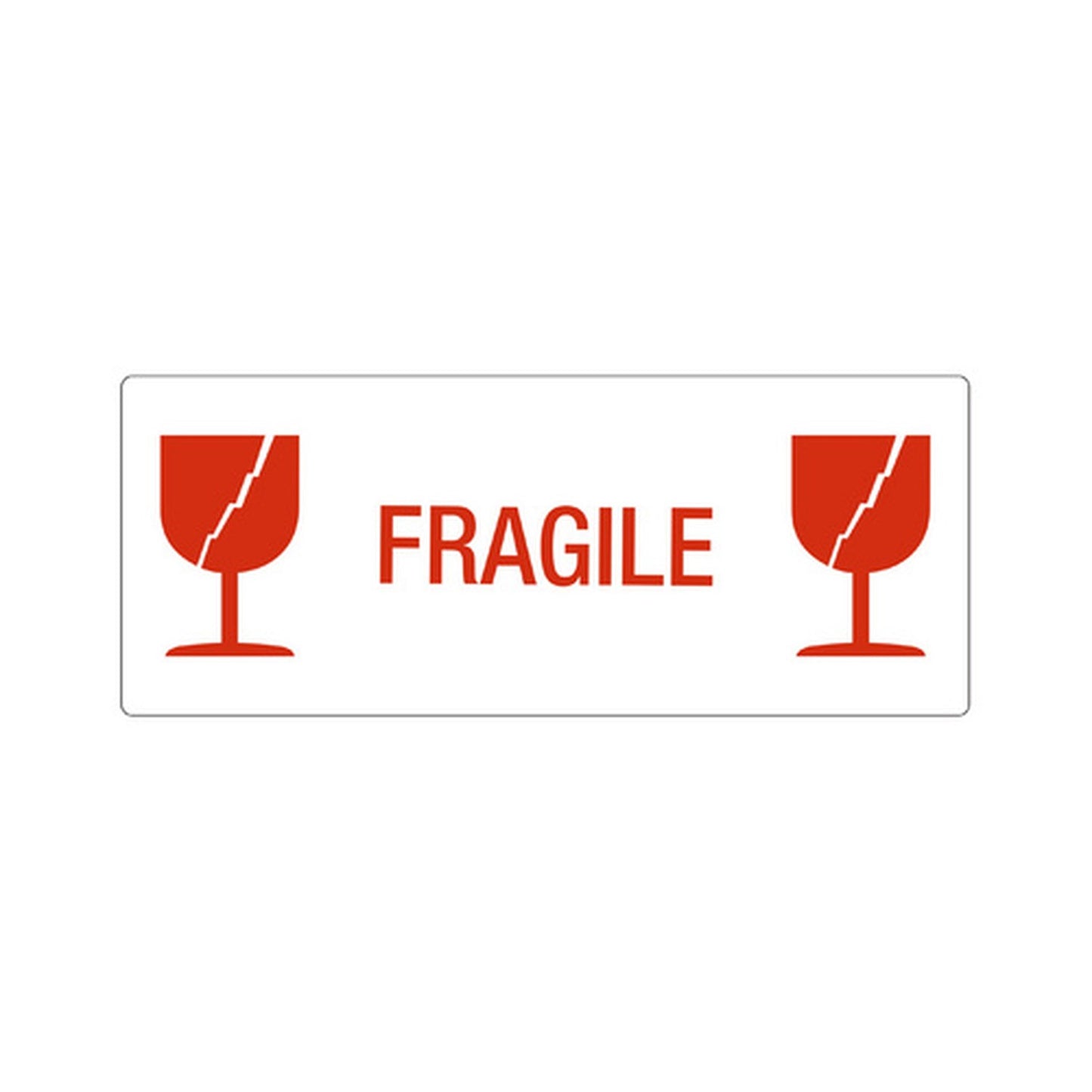 rillprint Étiquette d'avertissement "FRAGILE"