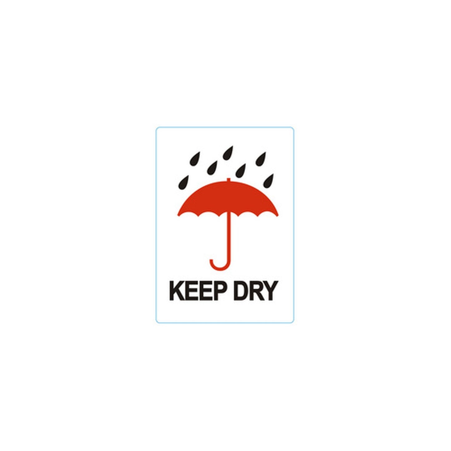 rillprint Étiquette "KEEP DRY"