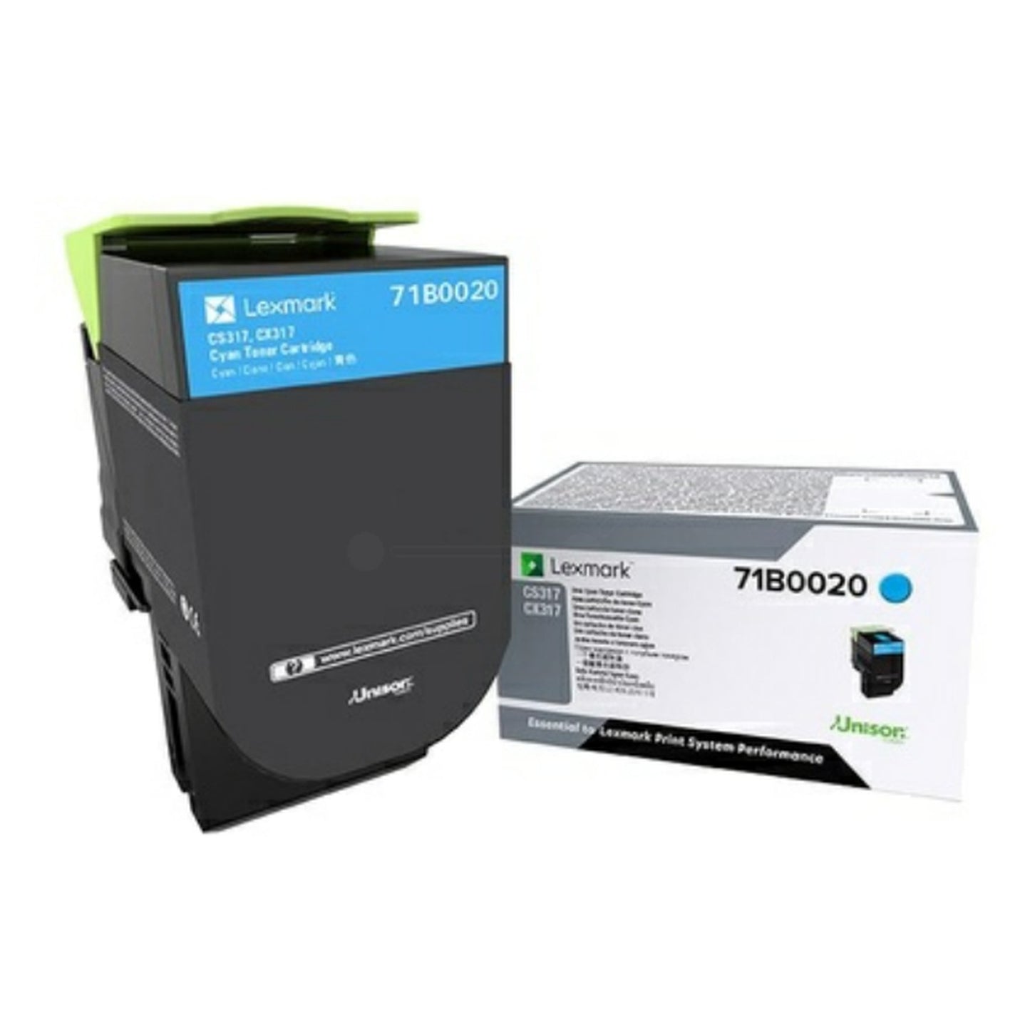 Toner d'origine Lexmark 71B0020 - cyan
