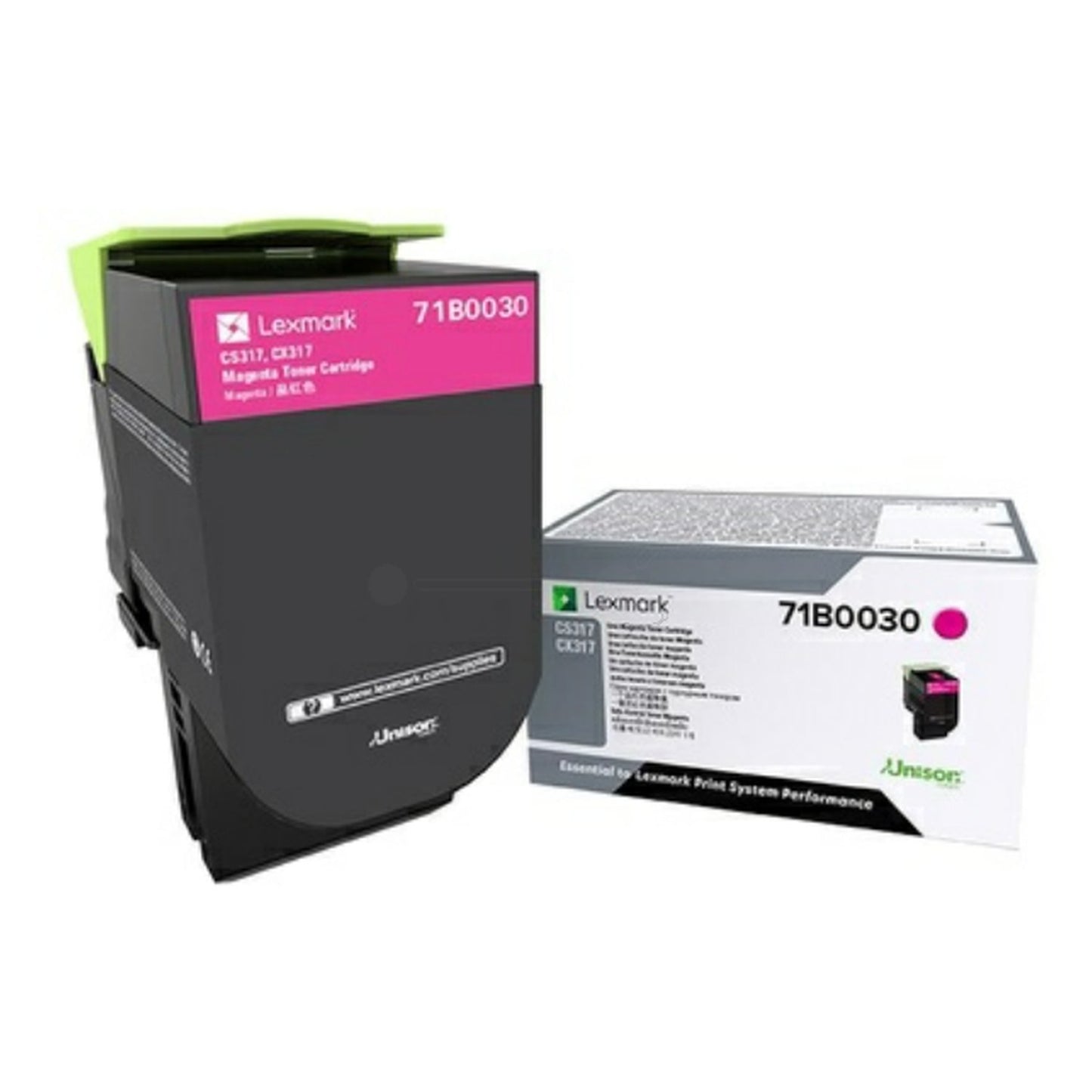 Toner d'origine Lexmark 71B0030 - magenta