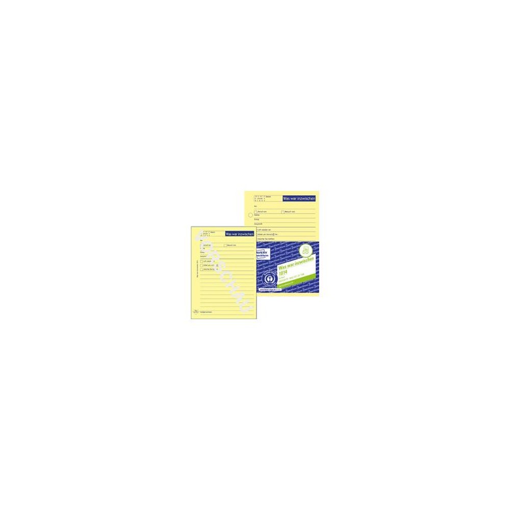 AVERY Zweckform Formularbuch "Was war inzwischen", A6