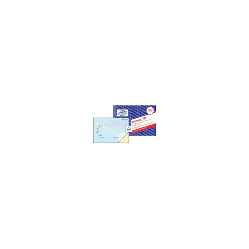 AVERY Zweckform Formularbuch "Quittung", SD, A6 quer