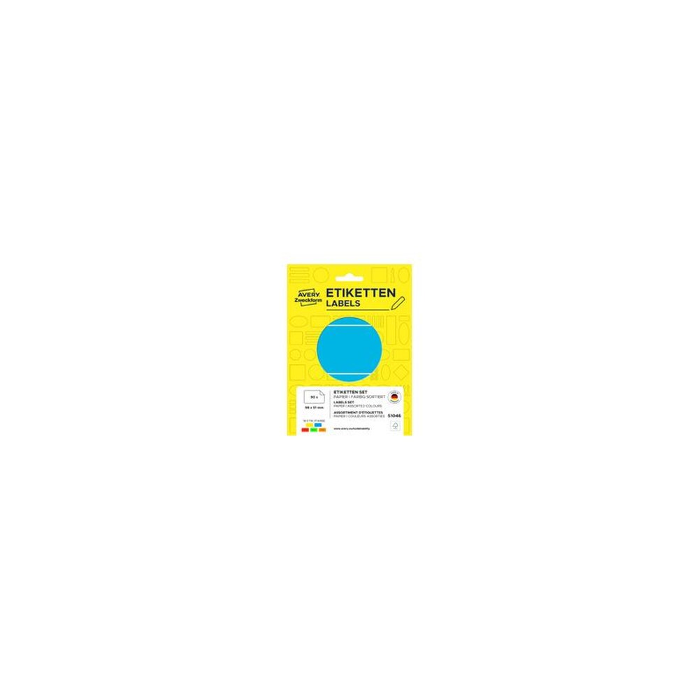 AVERY Zweckform Étiquette multi-usage, 98 x 51 mm, coloré