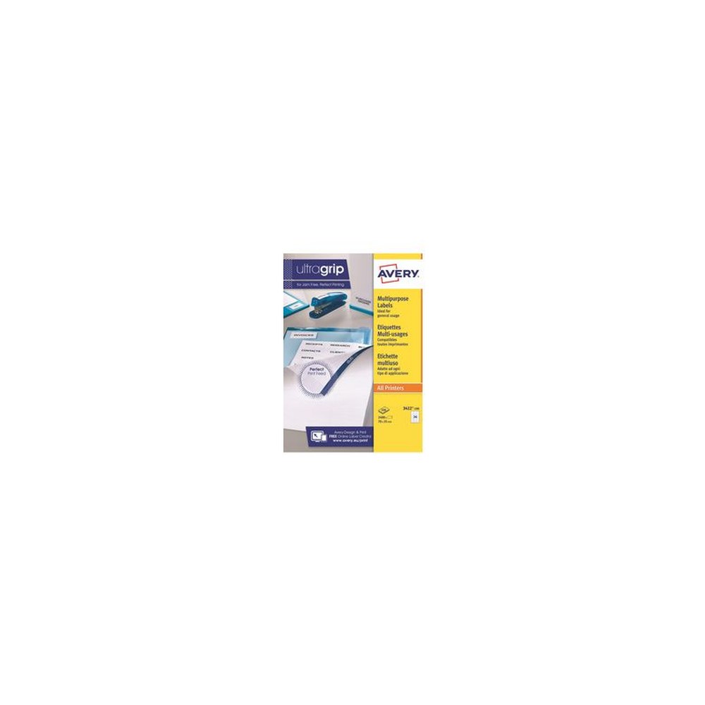 AVERY Etiquette multi-usage, 70 x 35 mm, blanc