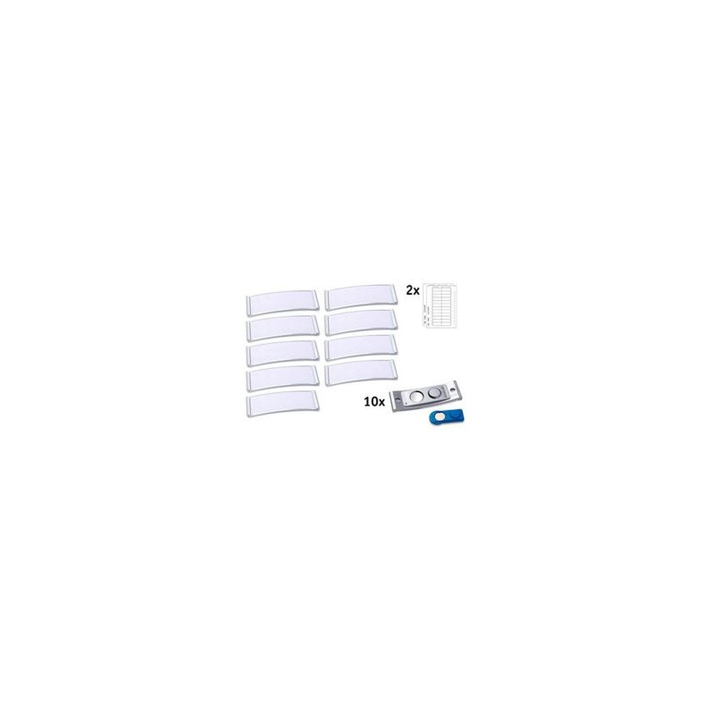 AVERY Zweckform Badge, 68 x 22 mm, set de 10, argent