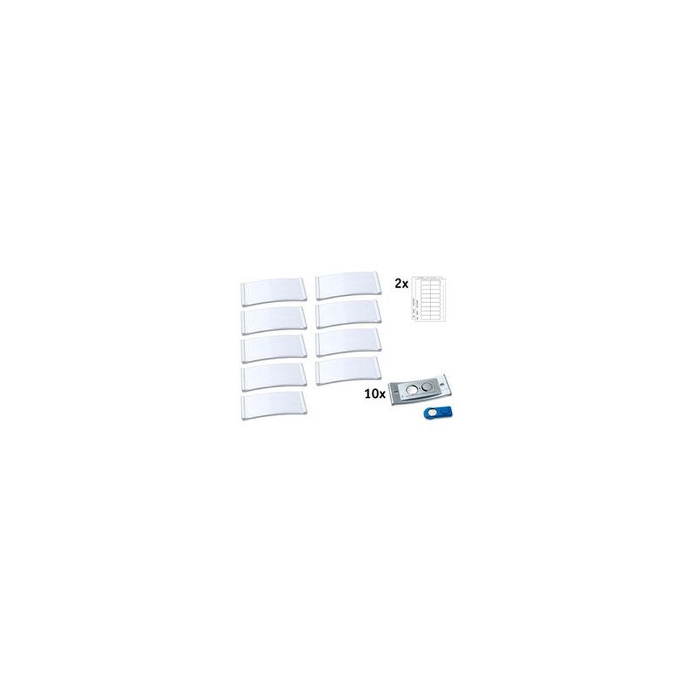 AVERY Zweckform Badge, 70 x 30 mm, set de 10, argent