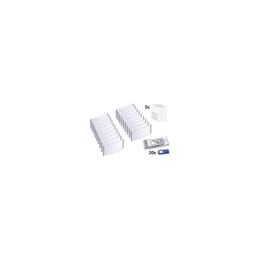 AVERY Zweckform Badge, 70 x 30 mm, set de 20, argent