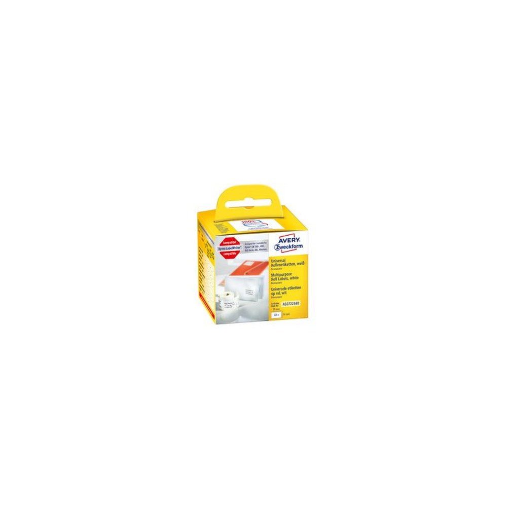 AVERY Zweckform Etiquettes en rouleau 101 x 54mm, blanc