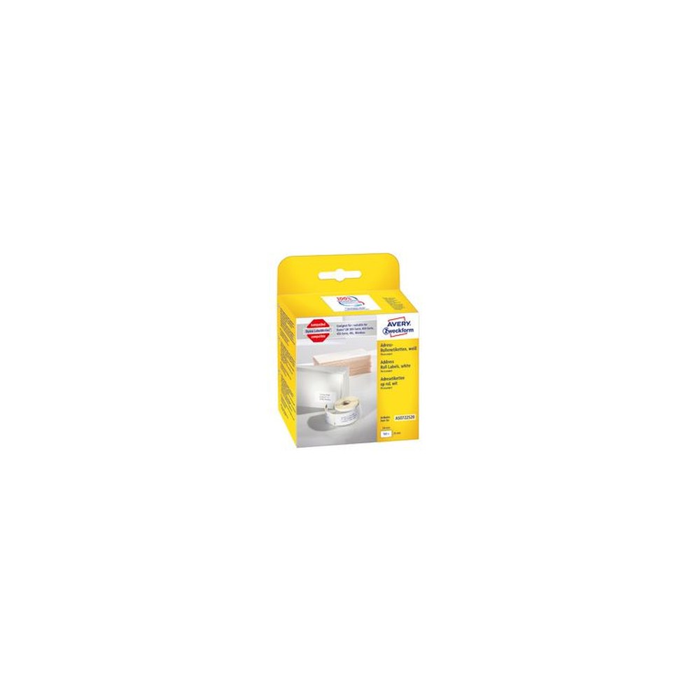 AVERY Zweckform Etiquettes en rouleau, 54 x 25 mm, blanc